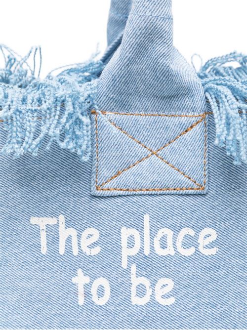 Borsa donna a spalla Vanity celeste MC2 SAINT BARTH | VANITY shoulder00426L